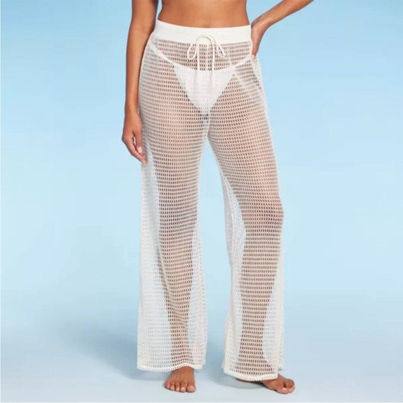 Shade & Shore Crochet Cover Up Pants - XL - NWT | Poshmark