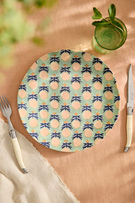 Blossom Melamine Dinner Plates, Set of 4 | Anthropologie (US)