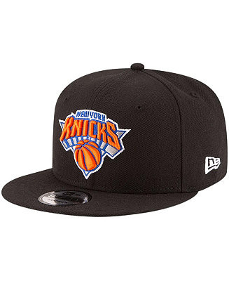 Men's Black New York Knicks Official Team Color 9FIFTY Snapback Hat | Macy's