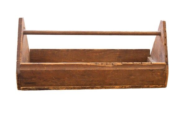 Primitive Large Vintage Wooden Toolbox | Etsy | Etsy (US)