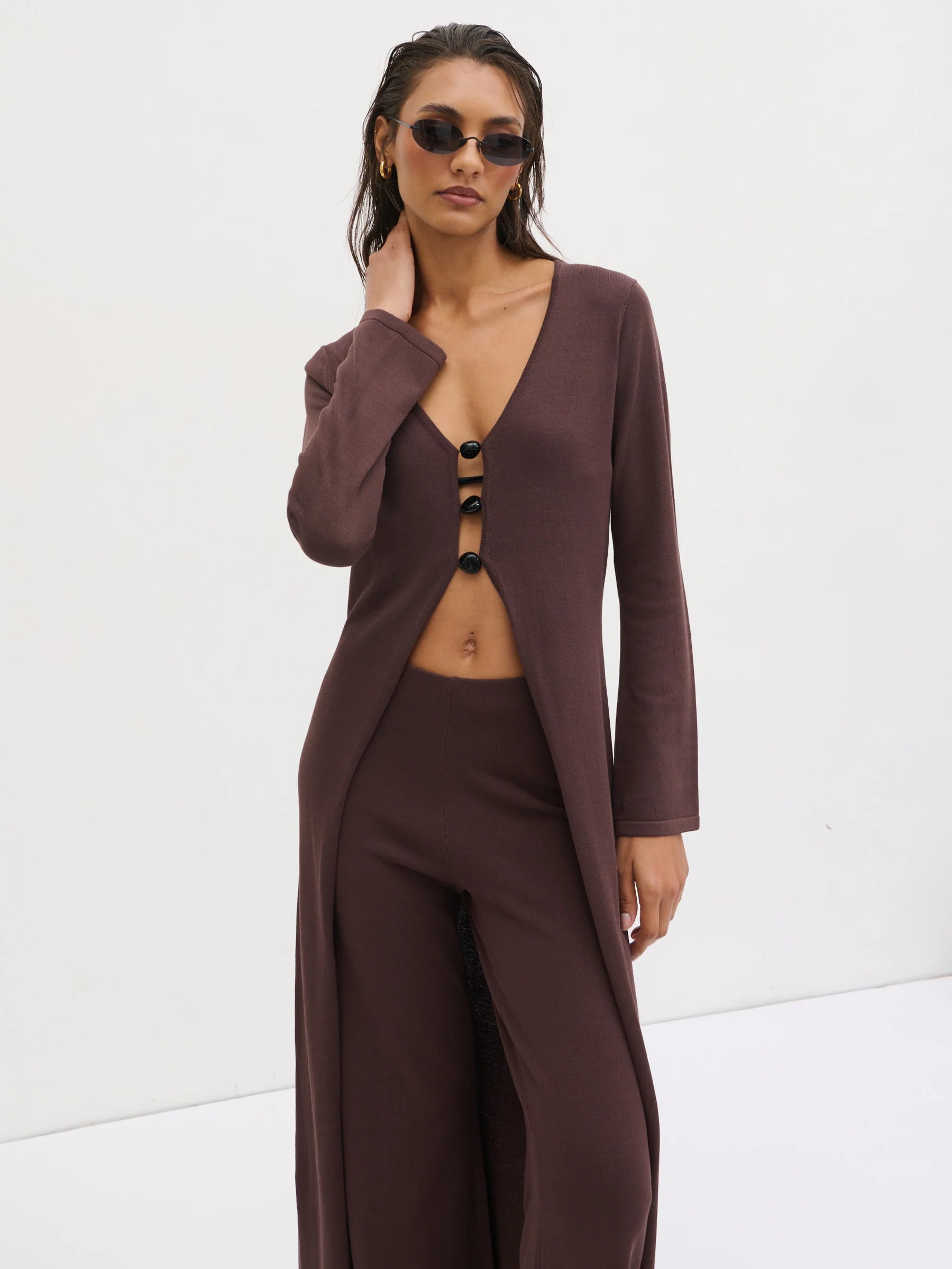 Maelle Maxi Knit Cardigan | Pretty Lavish (UK)