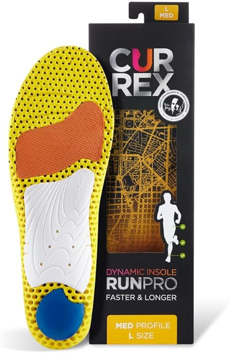 CURREX RunPro Insoles for Running Shoes, Arch Support Inserts to Help Reduce Fatigue, Prevent Inj... | Amazon (US)