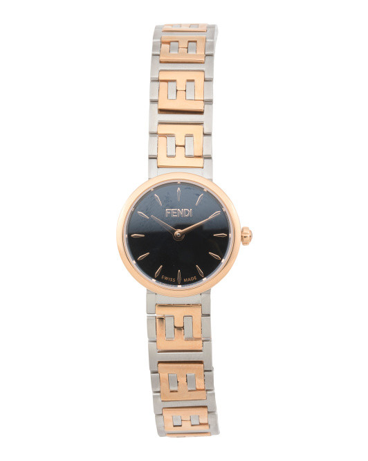 Women's Swiss Made Forever 19mm Rose Gold Bracelet Watch | TJ Maxx
