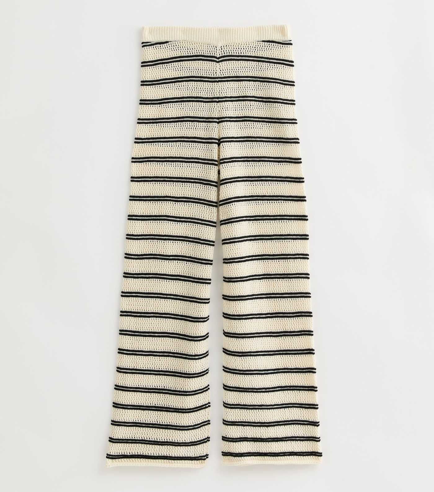 Black Crochet-Knit Wide Leg Beach Trousers | New Look | New Look (UK)