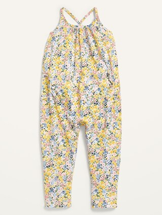 Sleeveless Printed Jersey One-Piece for Toddler Girls | Old Navy (US)