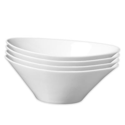 Fortessa® Accentz 6-Inch Oval Dipping Bowls in White (Set of 4) | Bed Bath & Beyond