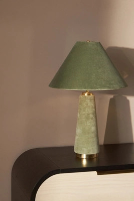 Lulu Velvet Table Lamp | Anthropologie (US)