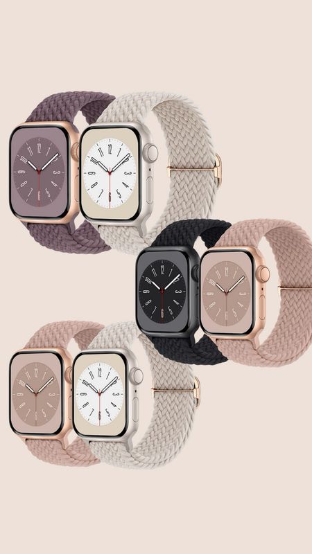 Braided Solo Loop Compatible with Apple Watch Band 38mm 40mm 41mm 42mm 44mm 45mm 49mm for Women Men, Stretchy Elastic Sport Straps Wristbands for iWatch Series 9 8 7 6 5 4 3 2 1 SE Ultra Ultra 2

#LTKfindsunder50 #LTKstyletip