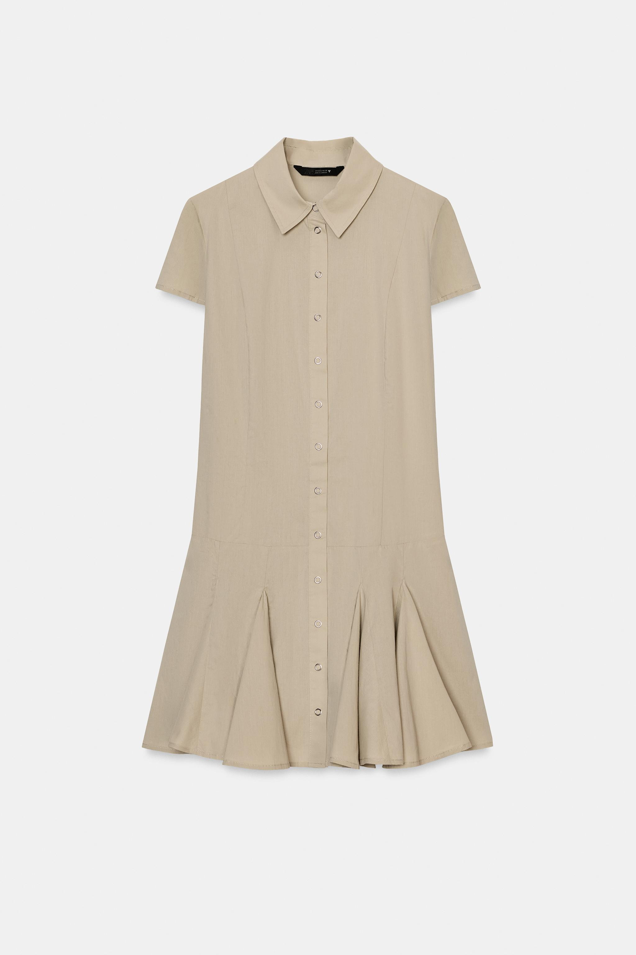 SHORT SHIRT DRESS | Zara US