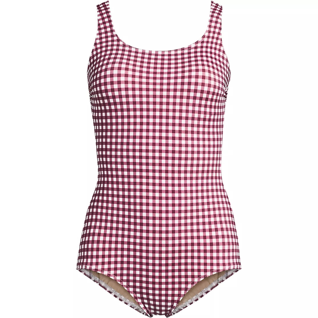 Women's Tugless Low Leg One Piece Swimsuit | Lands' End (US)
