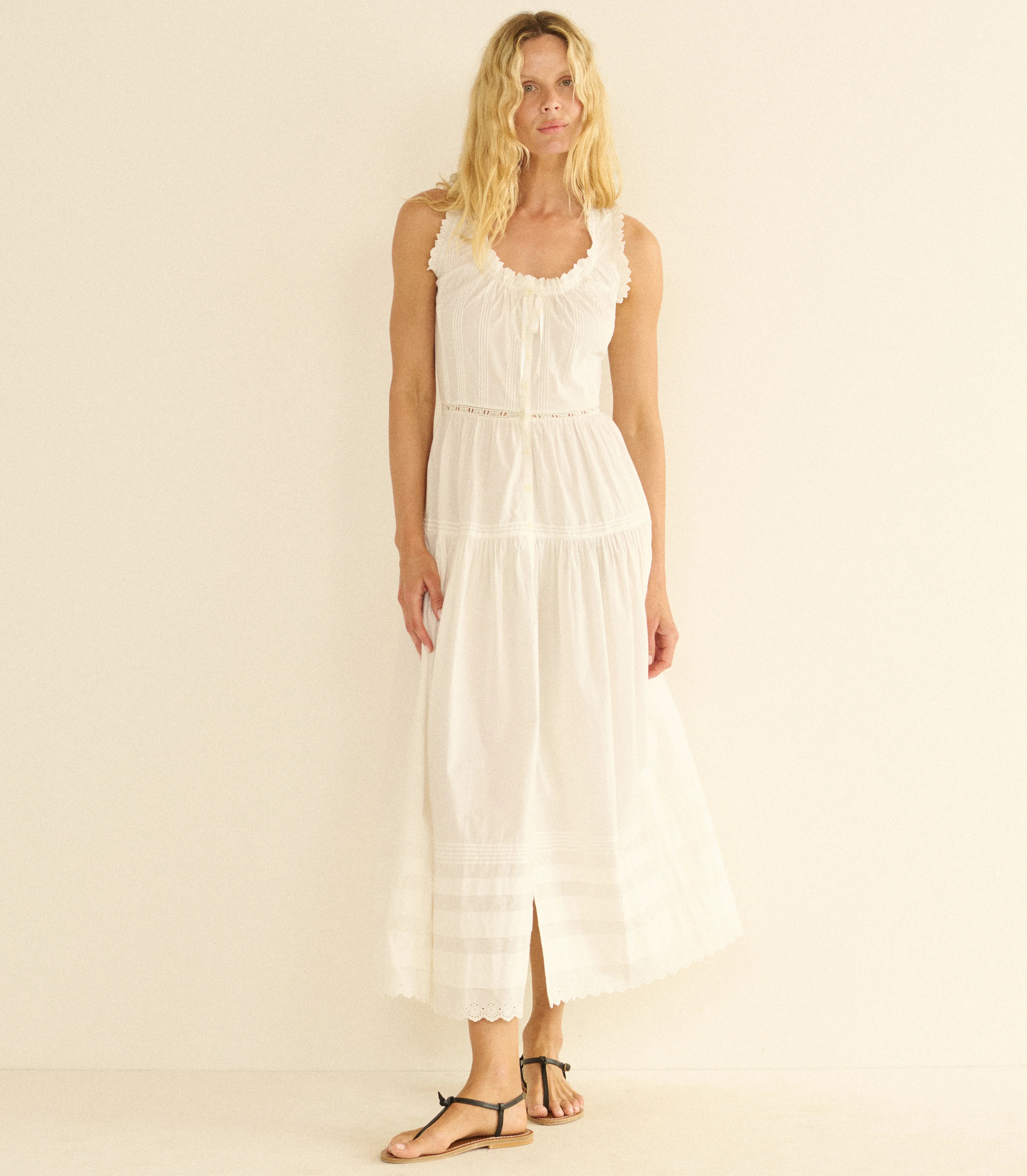 Hortense Dress - Salt | D\u00d4EN | DOEN
