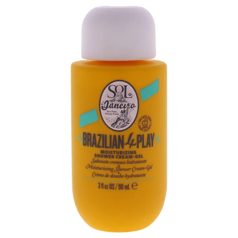 Sol de Janeiro Brazilian 4 Play Moisturizing Body Wash Shower Cream-Gel, 3 Oz | Walmart (US)