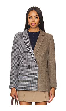 Rails Cody Blazer in Mixed Mini Check from Revolve.com | Revolve Clothing (Global)