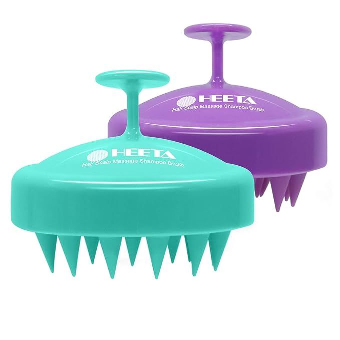 HEETA 2 Pack Hair Scalp Massager Shampoo Brush for Hair Growth, Hair Scalp Scrubber with Soft Sil... | Amazon (US)