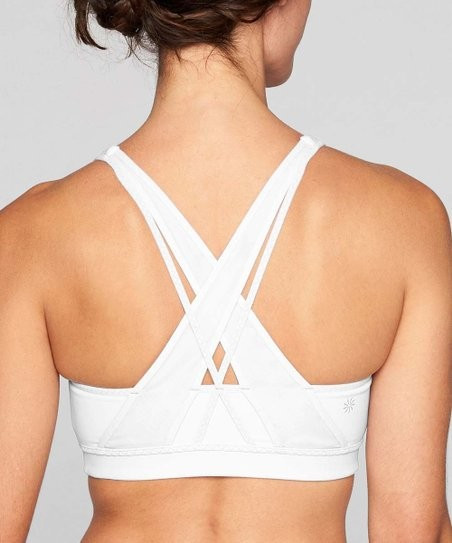 White Transcendence Powervita™ A-C Sports Bra - Plus Too | Zulily