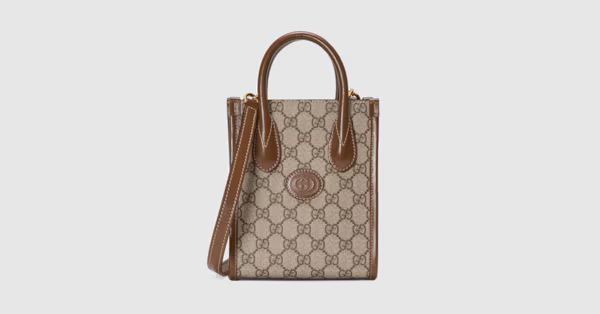 Mini tote bag with Interlocking G | Gucci (US)