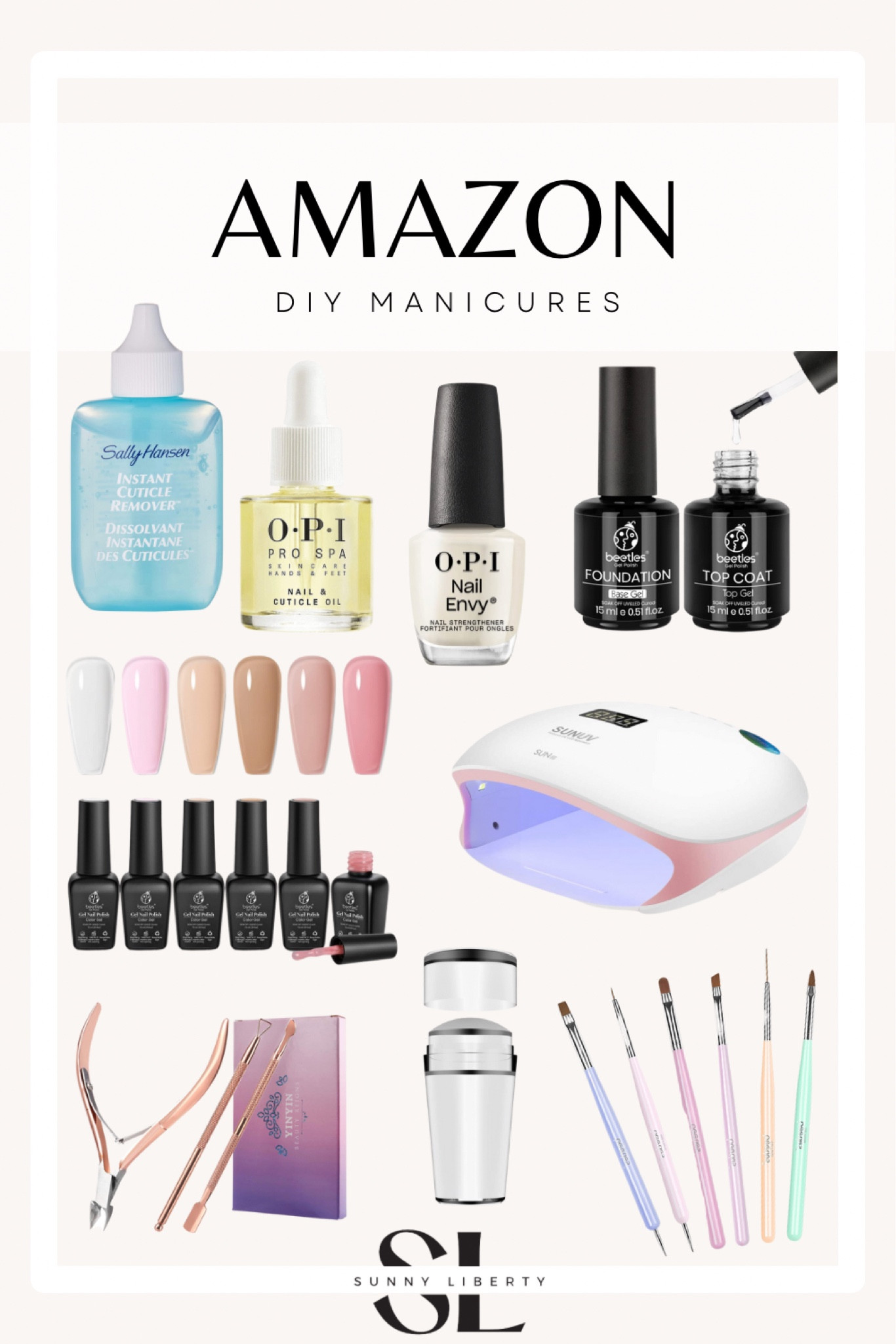 I’ve recently started trying to do my own manicures at home. Here are a couple of the items for at home gel manicures. 

Amazon Beauty • Nail Inspo • Manicure

#LTKbeauty