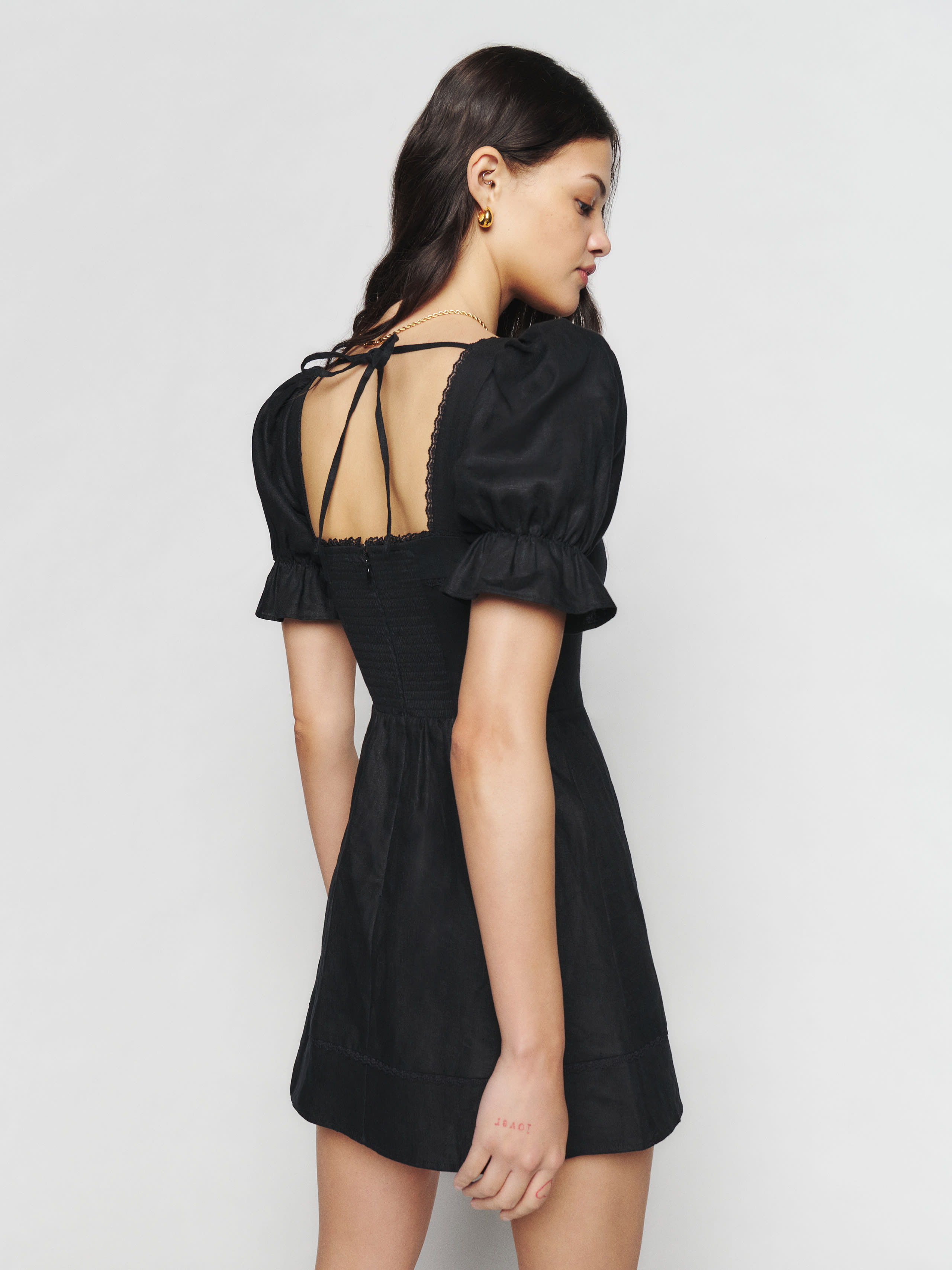 Evianna Linen Dress | Reformation (Global)