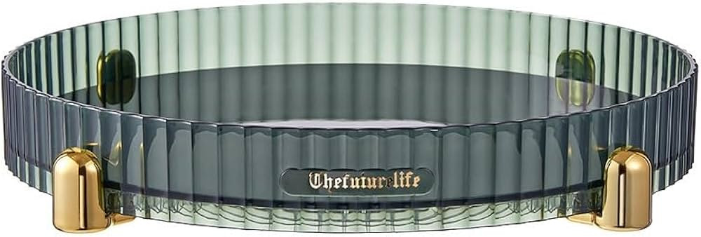 360° Rotating Makeup Perfume Skincare Organizer, Vanity Tray, Spinning Cosmetics Organizer for D... | Amazon (US)