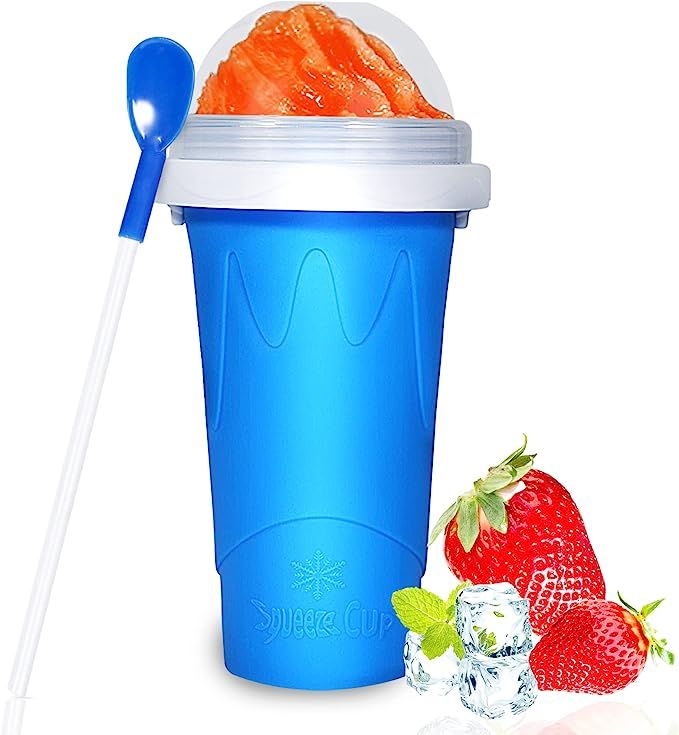 Slushy Cup, TIK TOK Slushie Maker Cup Frozen Magic Squeeze Cup, Ice Cream Maker Cup, Cool Stuff T... | Amazon (US)