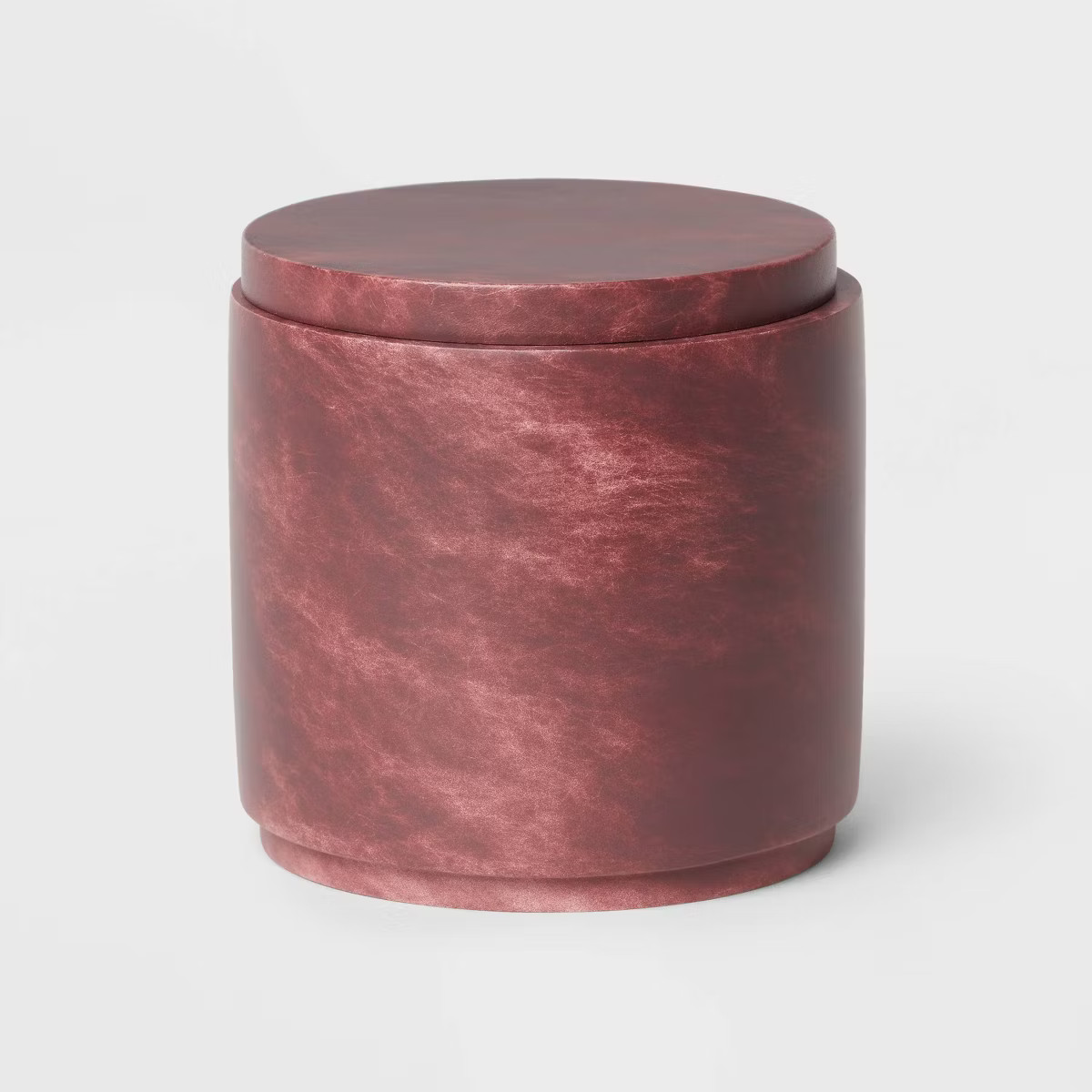 Luxe Faux Marble Bath Canister Wine - Threshold™ | Target