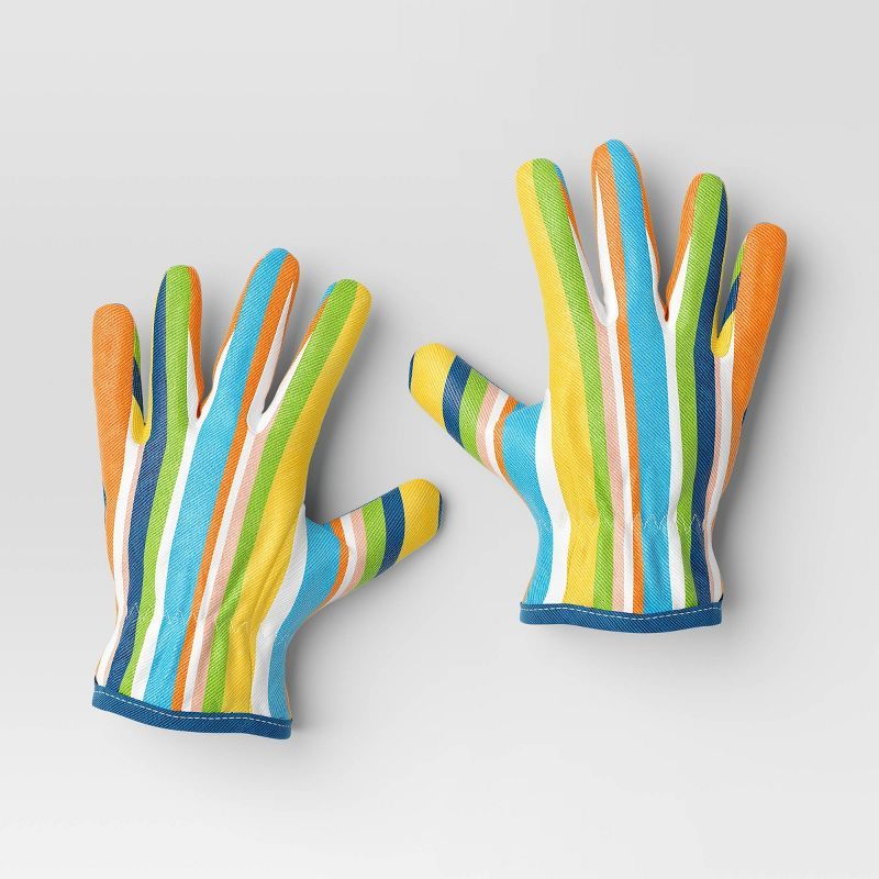 Kids' Gardening Gloves Striped - Sun Squad™ | Target