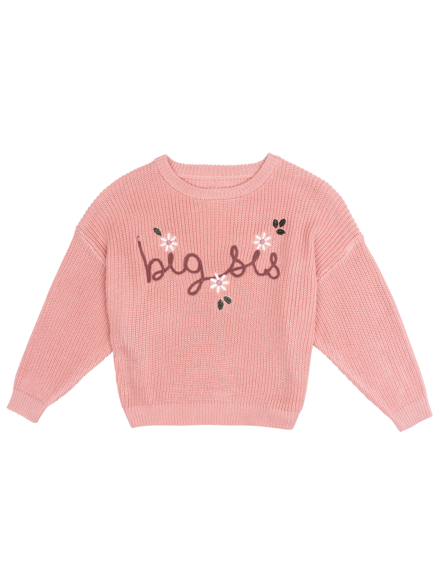 Modern Moments by Gerber Toddler Girl Sibling Matching Sweater, Sizes 12 Months - 5T | Walmart (US)
