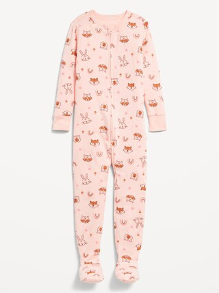 Unisex Snug-Fit 2-Way-Zip Printed Pajama One-Piece for Toddler &amp; Baby | Old Navy (US)