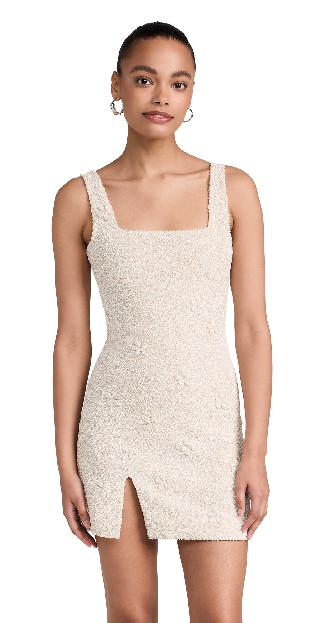 STAUD Le Sable Dress Ivory L | Shopbop