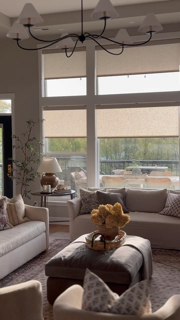 Our updated living room! New blinds, new flooring, and a few new textiles. I’m loving this space more than I ever have! 

#LTKHome #LTKStyleTip