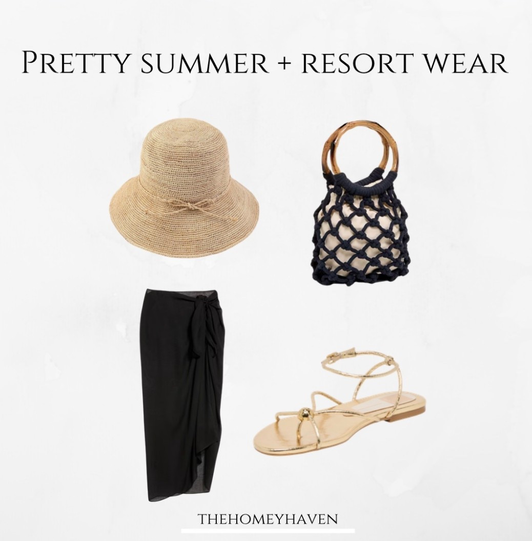 Pretty little accessories for a beach vacation! 


Travel outfit, resort wear, sandals, vacation bag, summer outfits, sarong, beach hat, straw hat 

#LTKTravel #LTKSeasonal #LTKFindsUnder50