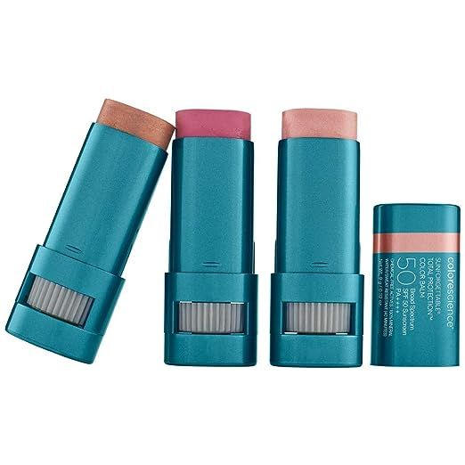 Colorescience Sunforgettable Total Protection Color Balm, Buildable Lip & Cheek Color, Trio, | Amazon (US)