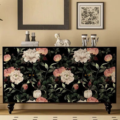 59.05" Wide Rubberwood Solid Wood Sideboard | Wayfair North America