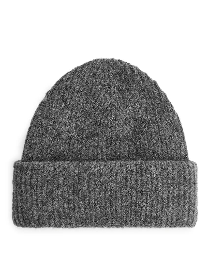 Double-Fold Alpaca Merino Beanie | ARKET (US&UK)