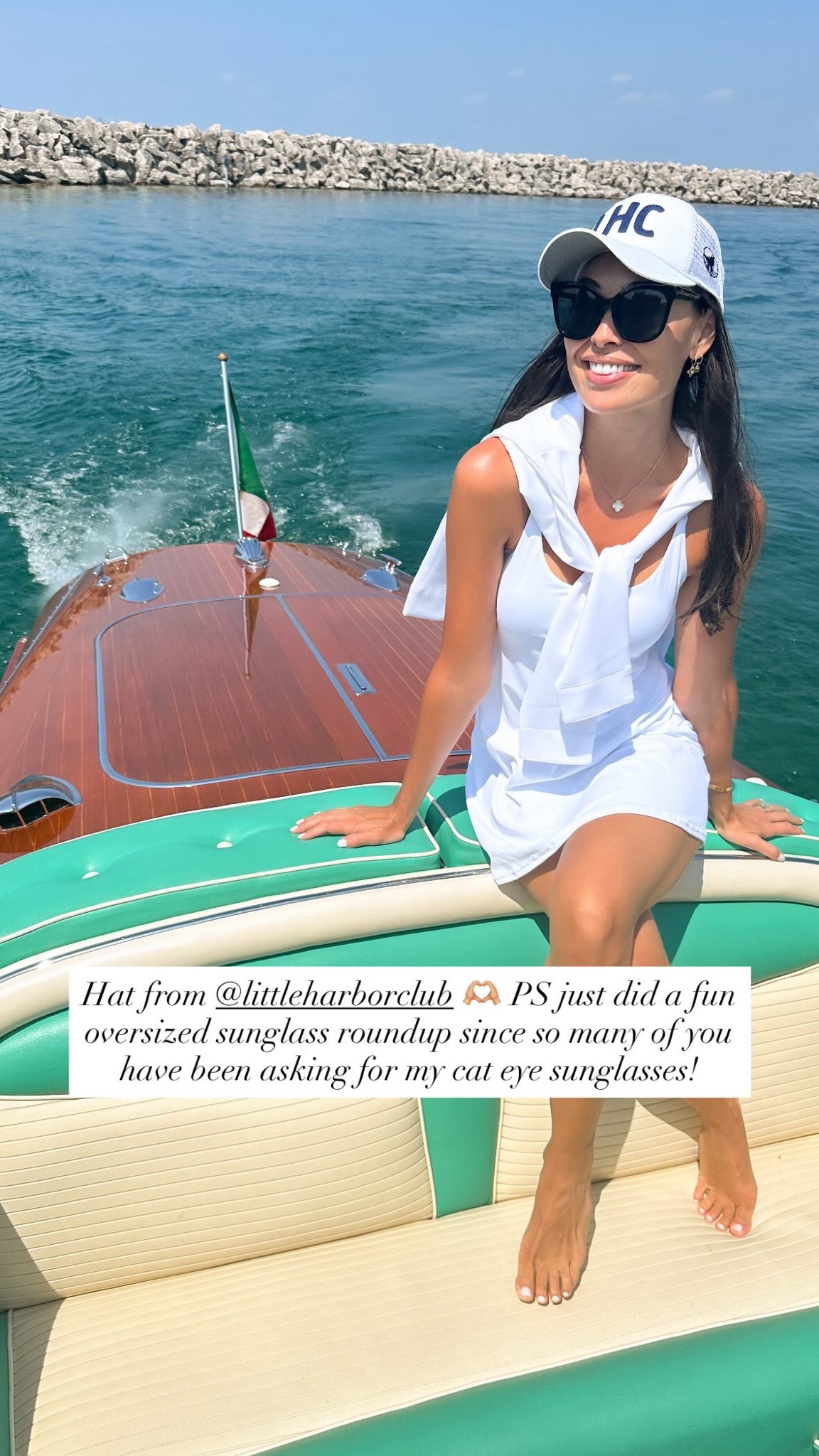 My fave oversized cat eye sunglasses! Tennis dress is from Amazon and under $40! Activewear, Harbor Springs Michigan, summer fashion. 

#LTKFindsUnder50 #LTKSeasonal #LTKActive