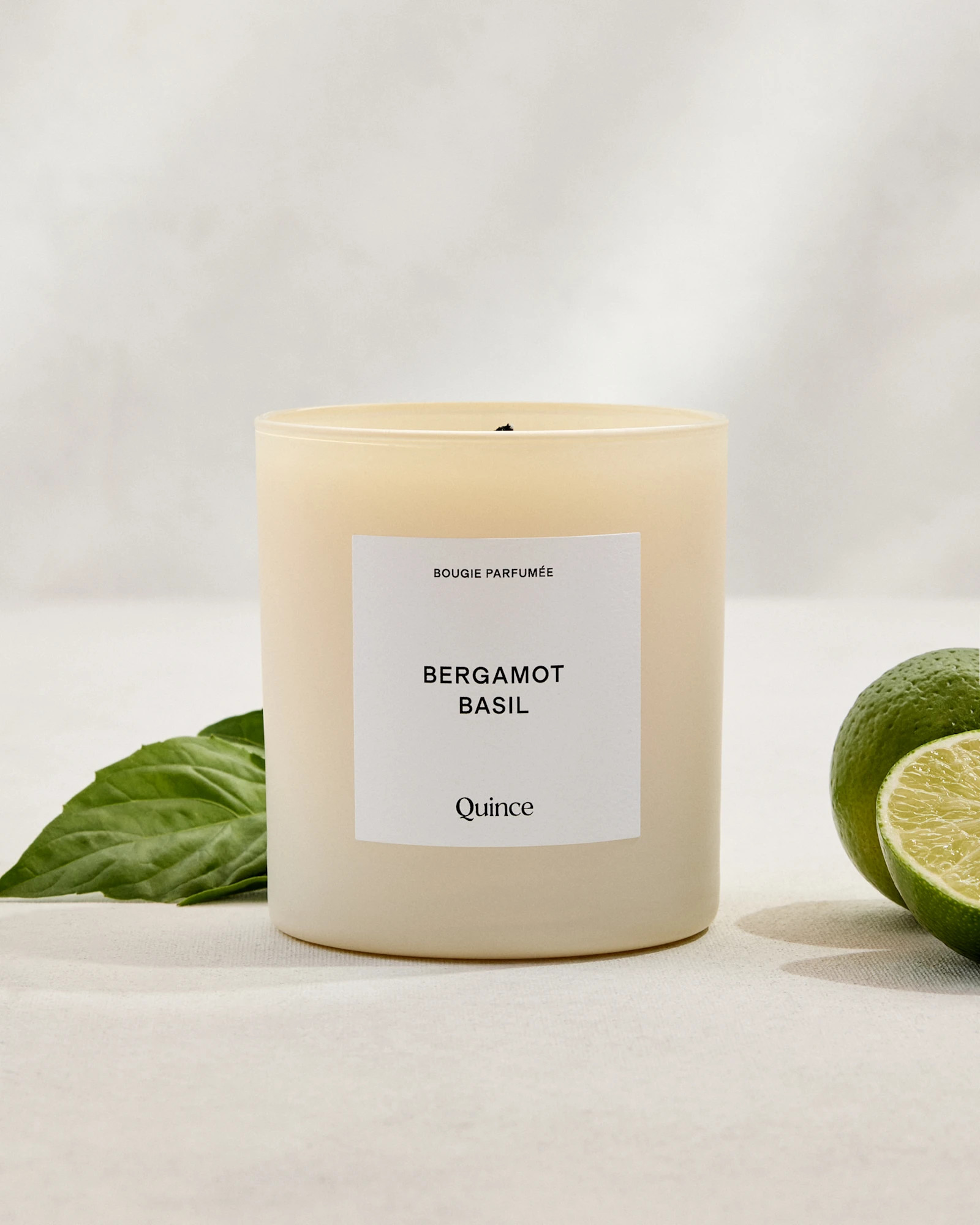 Quince | Bergamot Basil Candle, Plant-Based Wax | Quince