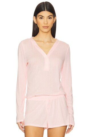 Dairy Boy Pointelle Sleep Top in Blush from Revolve.com | Revolve Clothing (Global)