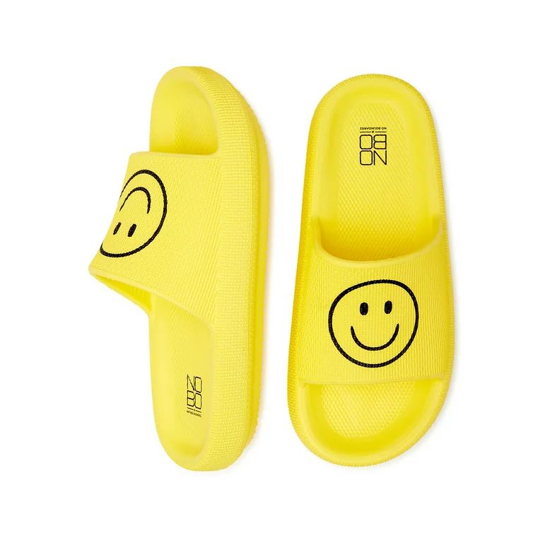 No Boundaries Womens Emoji Comfort Slide | Walmart (US)