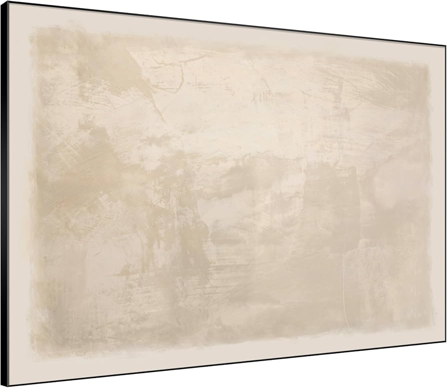 SIGNWIN 46"x60" Extra Large Framed Wall Art Minimalist Beige Abstract Print for Home Living Room ... | Amazon (US)