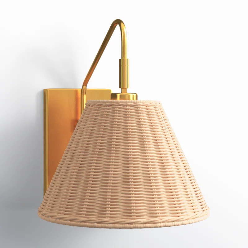Maebel 1 - Light Gold Armed Sconce | Wayfair North America
