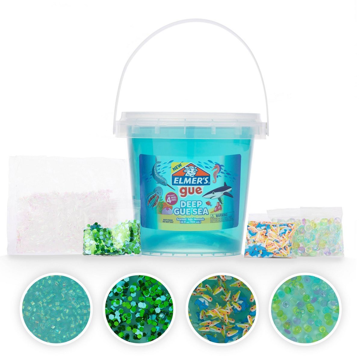 Elmer's Gue 1.5lb Deep Gue Sea Premade Slime Kit with Mix-Ins | Target