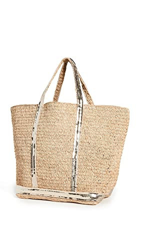 Vanessa Bruno Women's Cabas Large Tote Bag, Or, Tan, Metallic, One Size | Amazon (US)