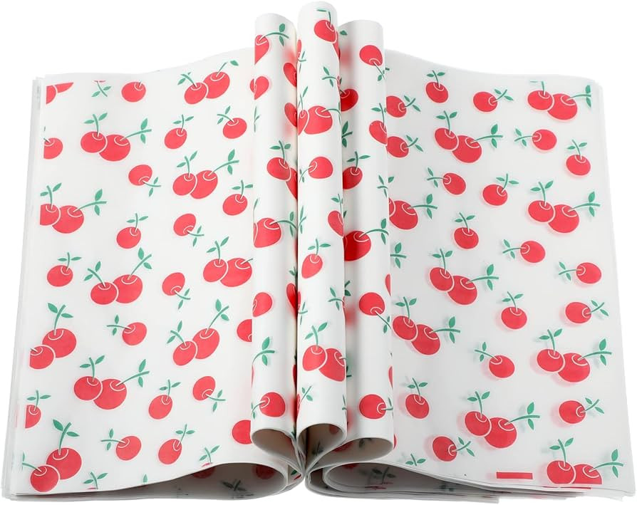 150 Pieces Valentine's Day Wax Paper Sheets Food Wrap Paper Grease Resistant Paper Liners Valenti... | Amazon (US)