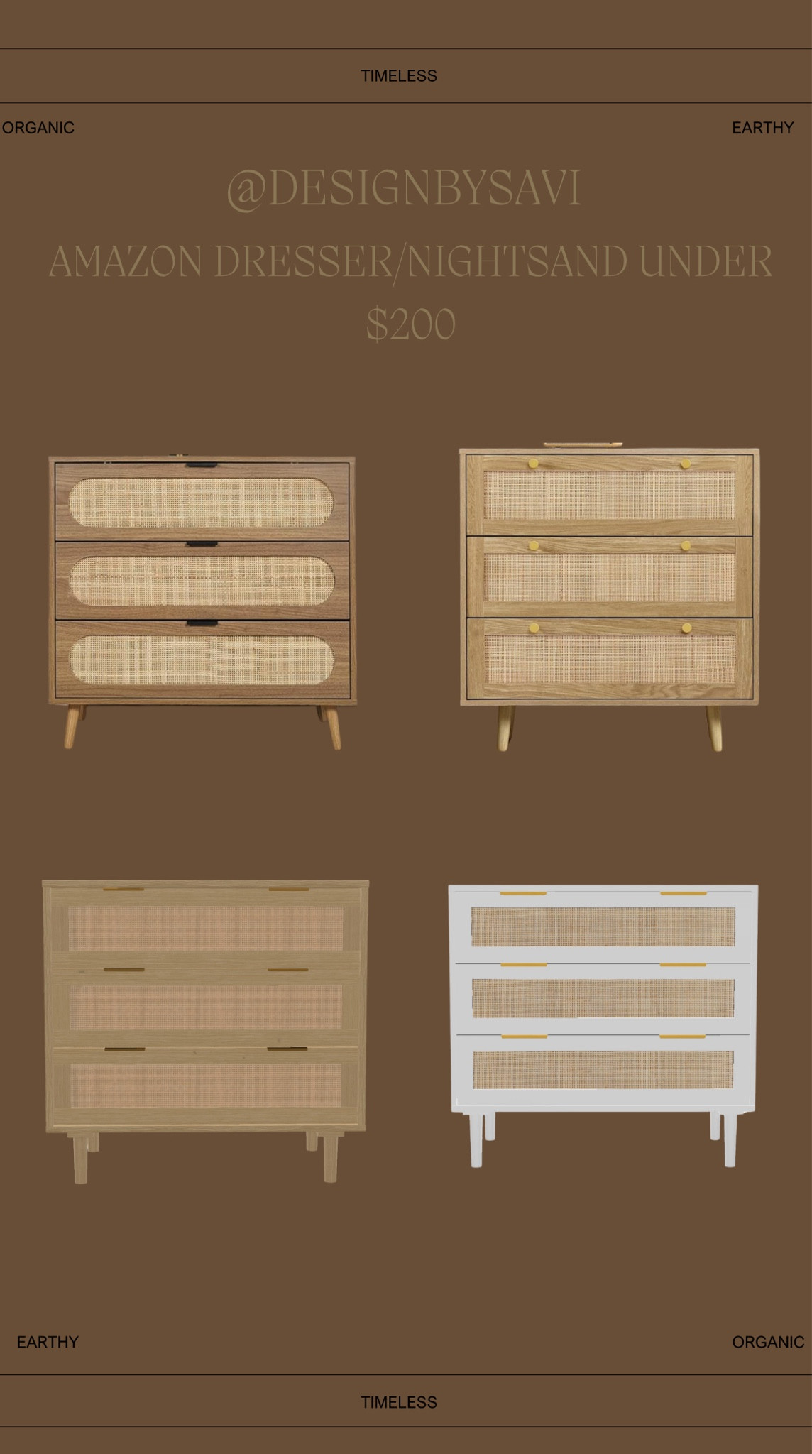 Amazon nightstands under $200 and 3 drawer! 

Amazon finds, Amazon home, nightstands, dresser, rattan furniture 

#LTKstyletip #LTKhome