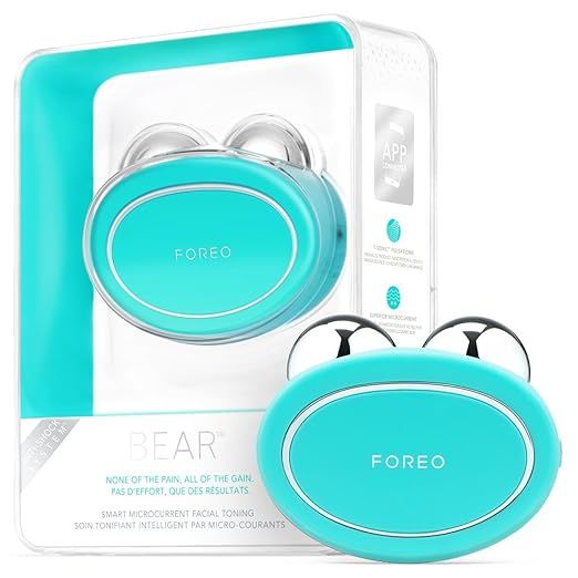 FOREO Bear Microcurrent Facial Device - Face Sculpting Tool - Instant Face Lift - Firm & Contour ... | Amazon (US)