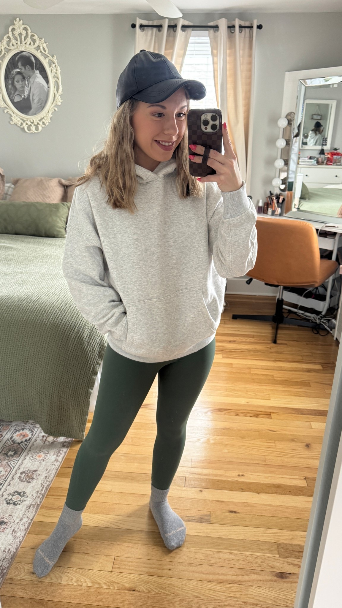 Tried out @Quince for the first time and I’m quite literally obsessed . I’m wearing a small in both. 5’2&125lbs for reference. The sweatshirt is so soft , cozy and the perfect weight + I love how big the hood is. The leggings have a little extra length at the bottom on me but it doesn’t look bad ! They are high waisted and snatch you in 👏🏼 
Code INFG-26MRSTIFFANYSULLIVAN10 Saves 10% 

#LTKmomlife #LTKPetite #LTKootd