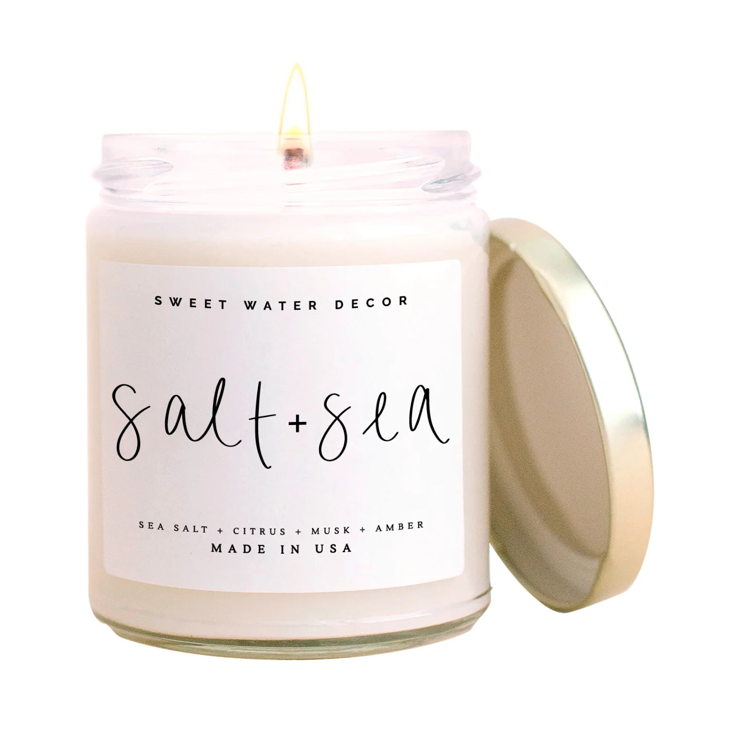 Salt and Sea Soy Candle | Sweet Water Decor, LLC