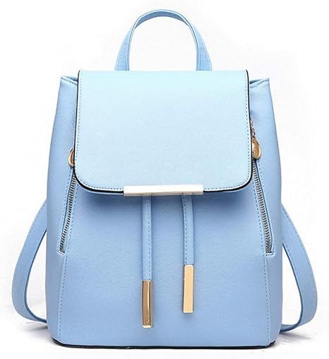 Amazon.com: B&E LIFE Fashion Shoulder Bag Rucksack PU Leather Women Girls Ladies Backpack Travel ... | Amazon (US)