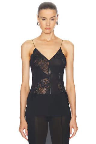 Dolce & Gabbana Lace Up Top in Black | FWRD 