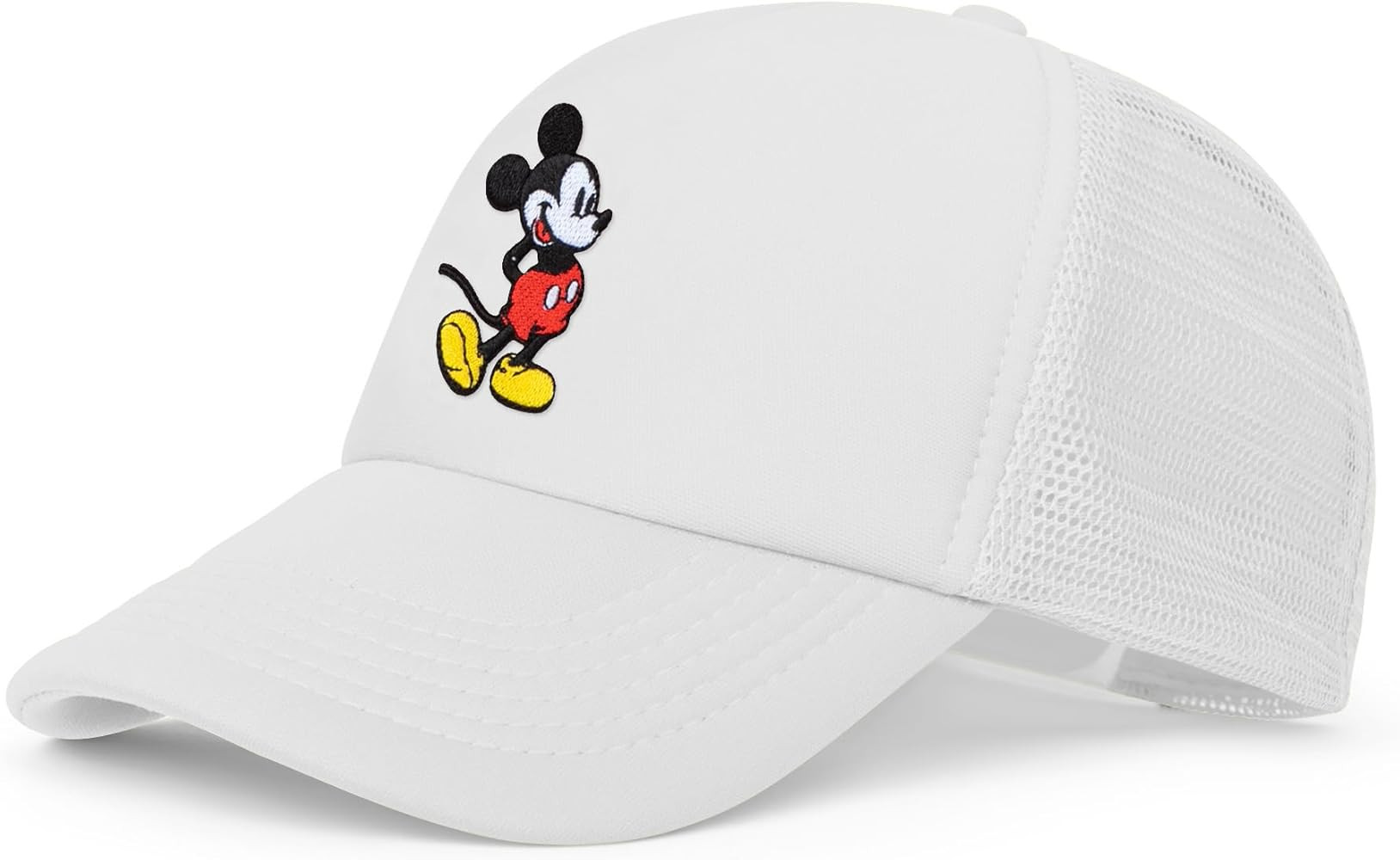 Disney Adult Trucker Hat, Mickey Mouse Mesh Snapback Baseball Cap | Amazon (US)
